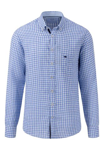 Long Sleeved Linen Shirt Check Size: SIZE 2XL - Fynch-Hatton - Modalova