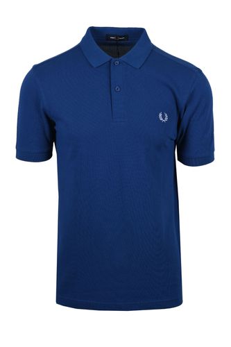 Plain Polo Shirt Shaded Cobalt/Light Smoke Size: SIZE M - Fred Perry - Modalova