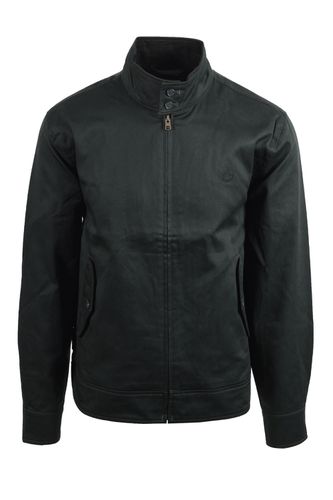 Waxed Cotton Harrington Jacket Night Size: SIZE XL - Fred Perry - Modalova