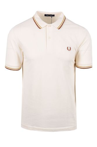 Twin Tipped Polo Shirt /Honeycomb/Marmalade Size: SIZE - Fred Perry - Modalova