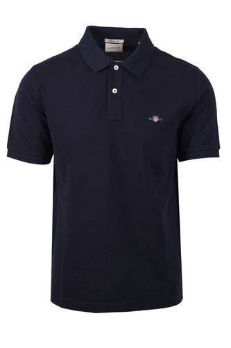 Reg Shield Ss Pique Polo Shirt Evening Size: SIZE M - Gant - Modalova