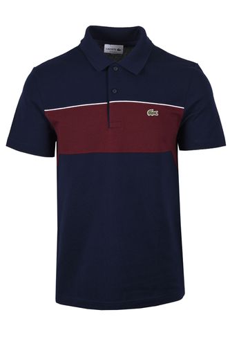 Colour Block Short Sleeve Polo Shirt /Bordeaux Size: SIZE - Lacoste - Modalova