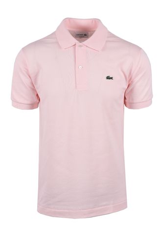 L.12.12 Pique Cotton Polo Shirt Flamingo Size: SIZE 3 (S) - Lacoste - Modalova