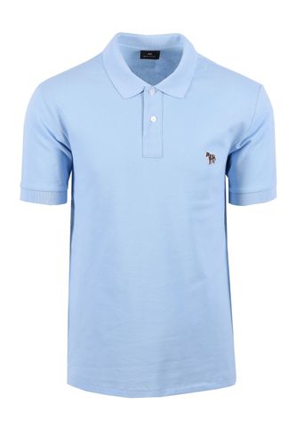 Reg Fit SS Polo Zebra Light Blue Size: SIZE M - Paul Smith - Modalova