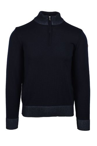 Paul & Shark Paul And Shark Half Zip Knitwear Navy Size: SIZE L - Paul & Shark - Modalova