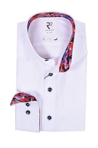 R2 Twill Shirt White Size: 18/46 - R2 - Modalova