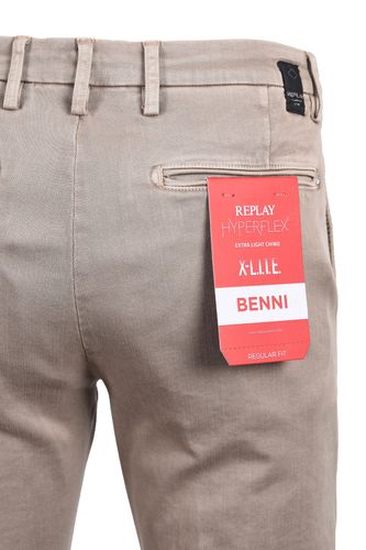 Benni Cotton Trouser Size: 30W32L - Replay - Modalova