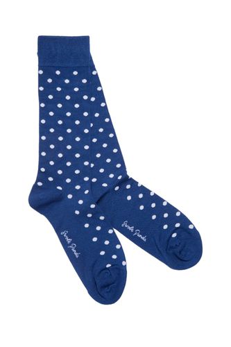 Bamboo Socks Blue Dot Size: 1 SIZE 7-11 - Swole Panda - Modalova