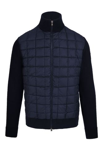 Hybrid Funnel Neck Knit Navy Size: SIZE M - Sandbanks - Modalova