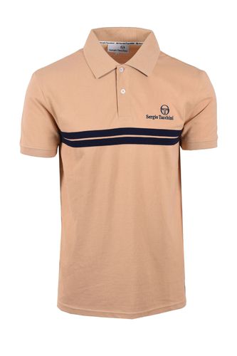 New Supermac Polo Latte/Maritime Blue Size: SIZE M - Sergio Tacchini - Modalova