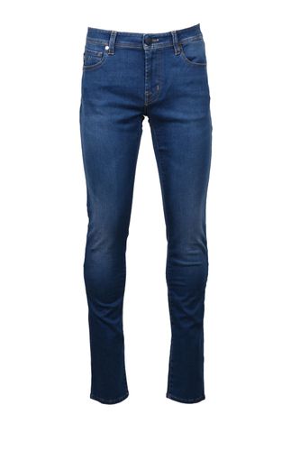 Leonardo Super Slim Fit Jeans Light Washed Denim Size: 40W3 - Tramarossa - Modalova