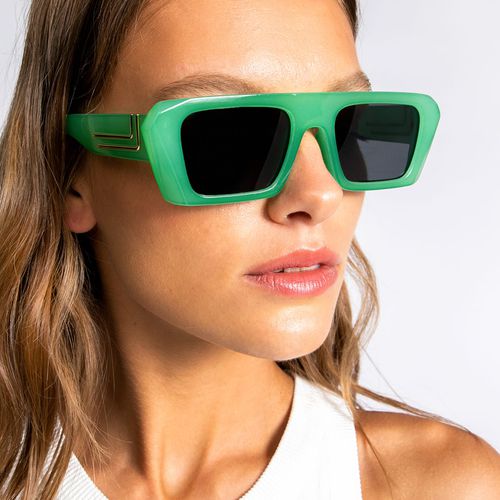 Moderni gafas de sol cuadradas con montura de pasta - MISAKO - Modalova