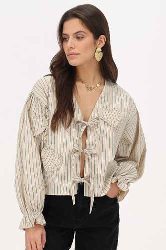 Gestreifte Bluse mit Schleifen und Herzen | - My jewellery - Modalova