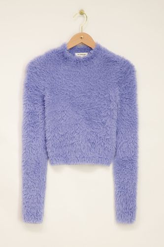 Blauer fluffy Pullover | - My jewellery - Modalova