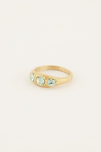 Triple mint leaves ring | - My jewellery - Modalova