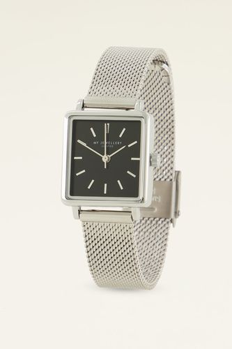 Armbanduhr mit schwarzem, quadratischem Zifferblatt | - My jewellery - Modalova