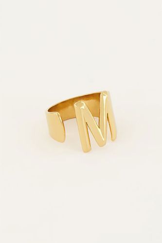 Initialen Statement-Ring | - My jewellery - Modalova