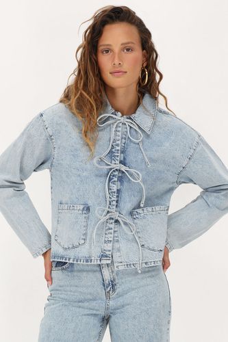 Jeansjacke mit Schleifen | - My jewellery - Modalova