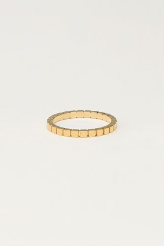 Minimalistischer Ring mit Vierecken | - My jewellery - Modalova