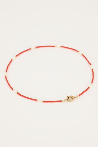 Halskette mit orangefarbenen Perlen | - My jewellery - Modalova