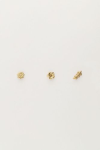 Set mit drei Nieten- Blumen | - My jewellery - Modalova