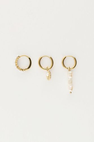 Set aus drei Ohrringen mit Muscheln und Perlen | - My jewellery - Modalova
