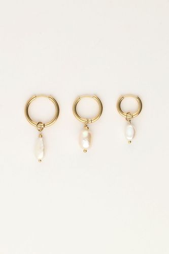 Set mit drei verschiedenen Perlenohrringen | - My jewellery - Modalova