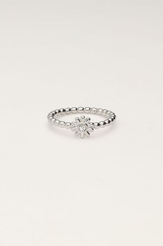 Minimalistischer Ring mit Blume und Stein | - My jewellery - Modalova