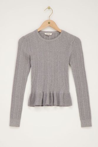 Top peplum couleur avec lurex | - My jewellery - Modalova