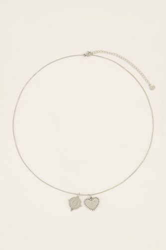 Halskette mit Anhängern rund&Herz | - My jewellery - Modalova