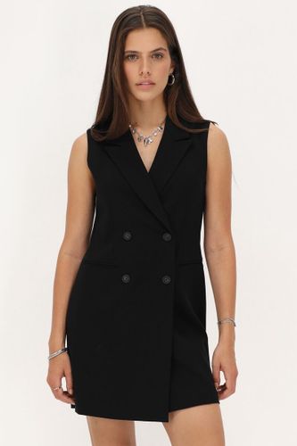 Robe blazer sans manches avec colà revers | - My jewellery - Modalova