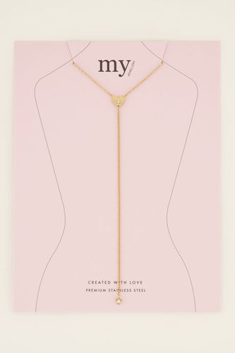 Body Chain mit Herz und Strassanhänger | - My jewellery - Modalova