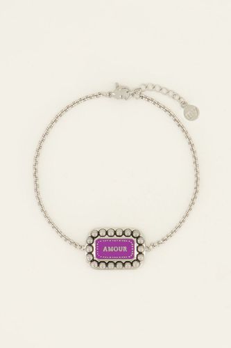 Bold Spirit Armband mit lila Amour-Charm | - My jewellery - Modalova