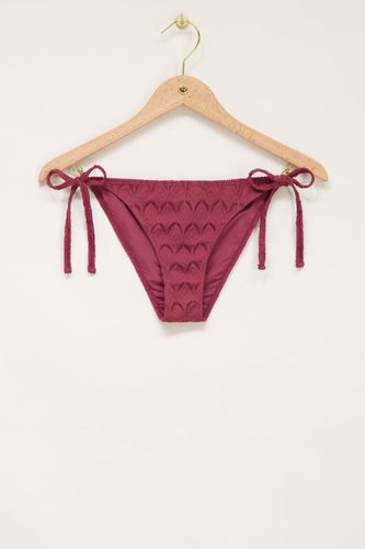 Bordeauxfarbene Boho Bikini Hose | - My jewellery - Modalova