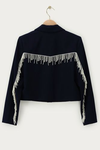 Blazer court avec perles fantaisie | - My jewellery - Modalova