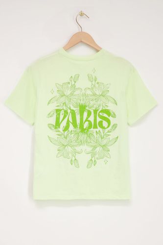 T-Shirt"Paris"mit Blumen | - My jewellery - Modalova