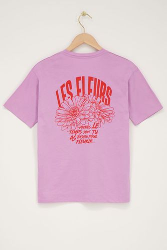 Fliederfarbenes T-Shirt''Les fleurs''| - My jewellery - Modalova