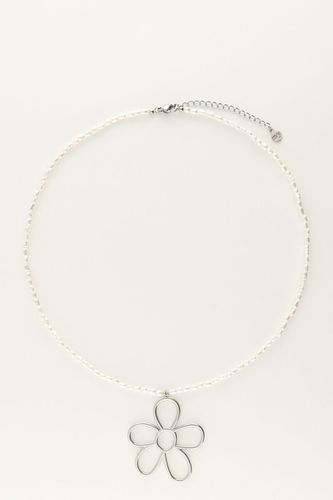Perlenkette mit Blumenanhänger | - My jewellery - Modalova