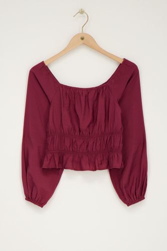 Top à épaules dénudées et à volants | - My jewellery - Modalova