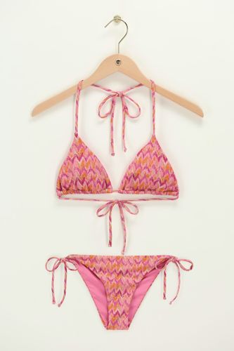 Ensemble de bikini triangle imprimé ikat | - My jewellery - Modalova