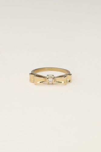 Ring mit Schleife und transparentem Stein | - My jewellery - Modalova
