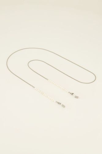 Silberne Brillenkette mit Perlen | - My jewellery - Modalova