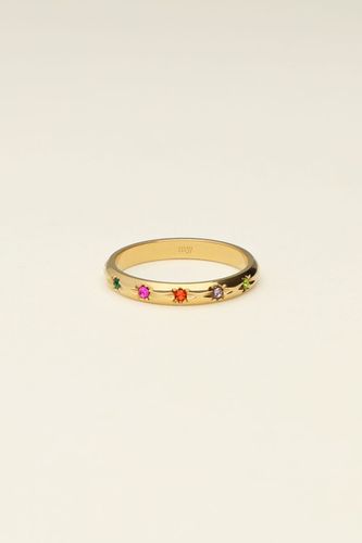 Universe Ring mit bunten Steinen | - My jewellery - Modalova
