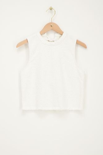 Top en denim bouclé avec nœuds | - My jewellery - Modalova