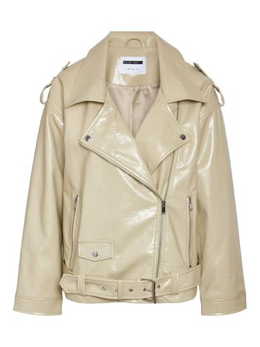 Oversize Faux Leather Jacket - Noisy May - Modalova