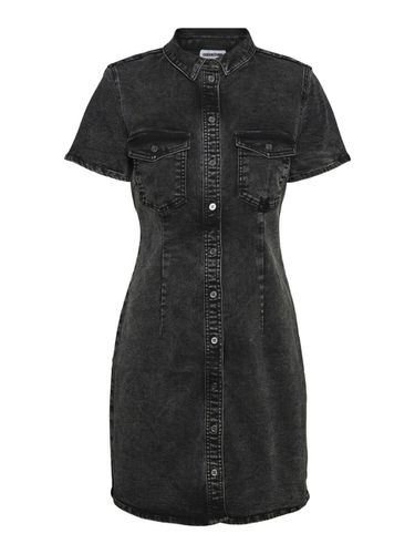 Short Sleeved Denim Dress - Noisy May - Modalova