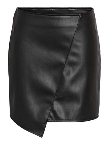 Asymmetric Faux Leather Skirt - Noisy May - Modalova