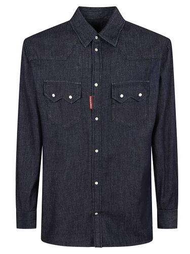 Dsquared2 Shirts Blue Camicia - Men - Dsquared2 - Modalova