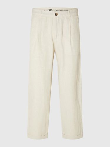 Cropped Relaxed Fit Trousers - Selected - Modalova