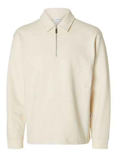 Zipped Polo Shirt - Selected - Modalova
